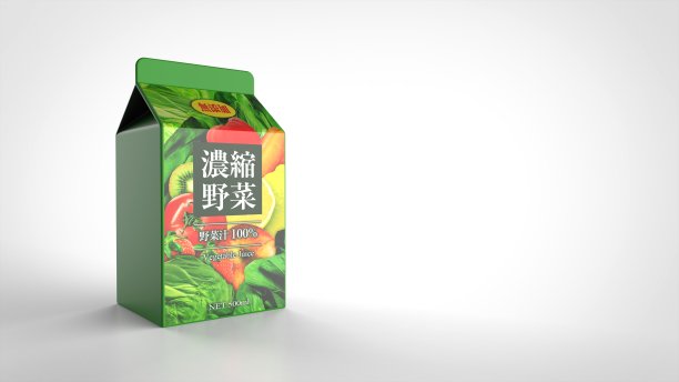 蔬菜汁500ml日本左3d渲染图片下载