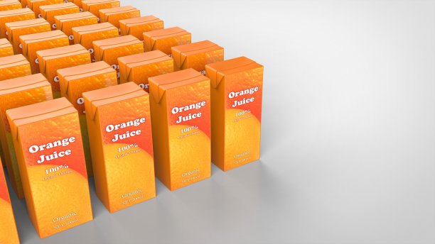 橙汁日本多重左3d渲染图片下载