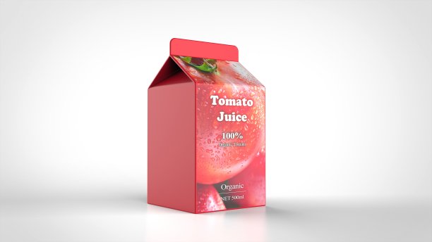番茄汁500ml 3d渲染图片下载