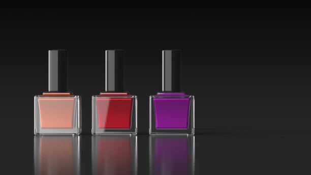 美甲3颜色左3d渲染图片下载