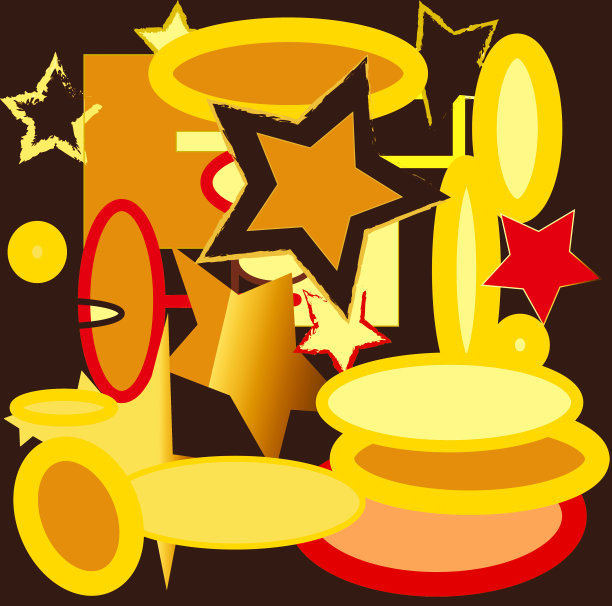 具有几何形式的抽象图像。图片下载