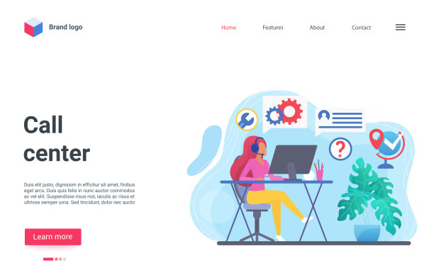 客户支持，帮助呼叫中心登陆页面，顾问热线在线聊天服务图片下载