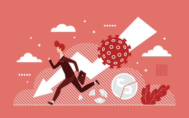 2019冠状病毒影响全球商业危机图片下载