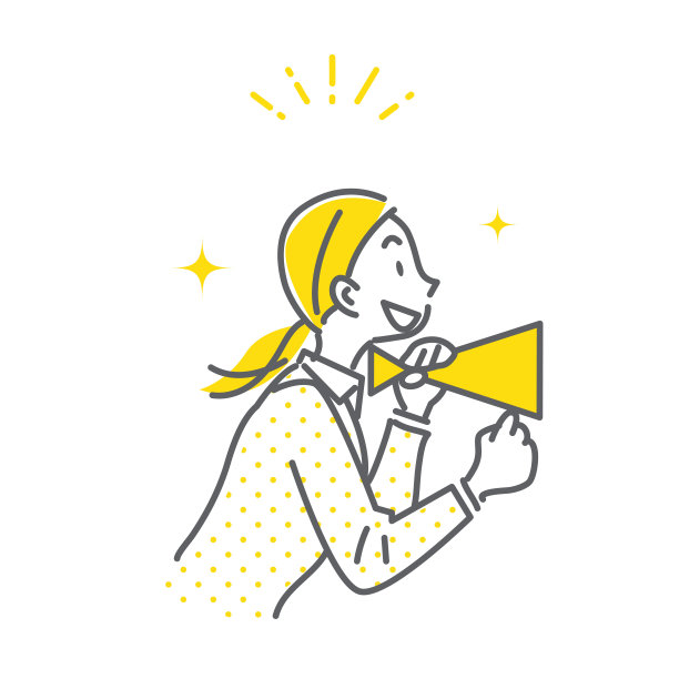 开朗的商人，简单的手绘插图图片下载