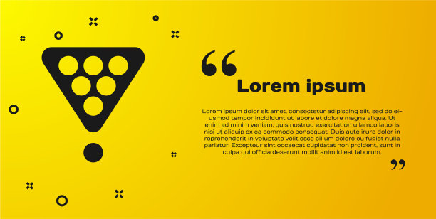 黑色台球中有一个三角形的架子图标图片下载