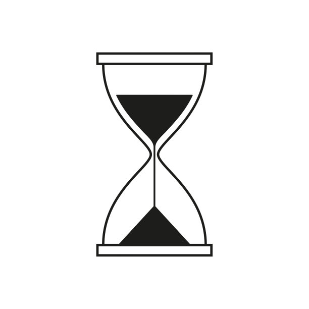 沙漏矢量图标。图片下载