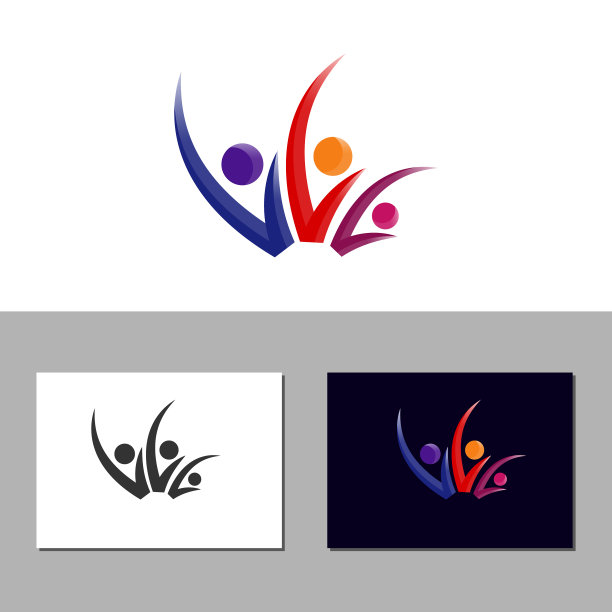 社区设计模板图片下载