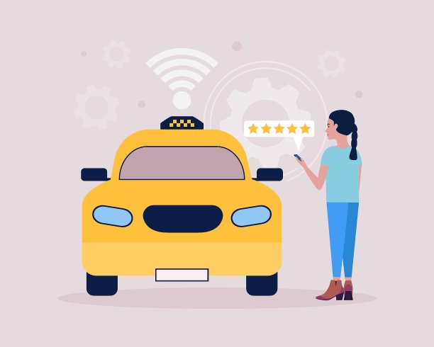 出租车的概念图片下载