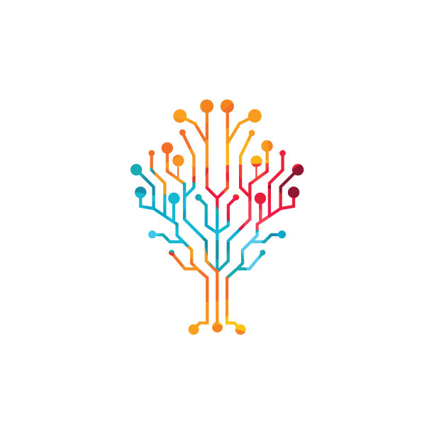 数字树标志设计图片下载
