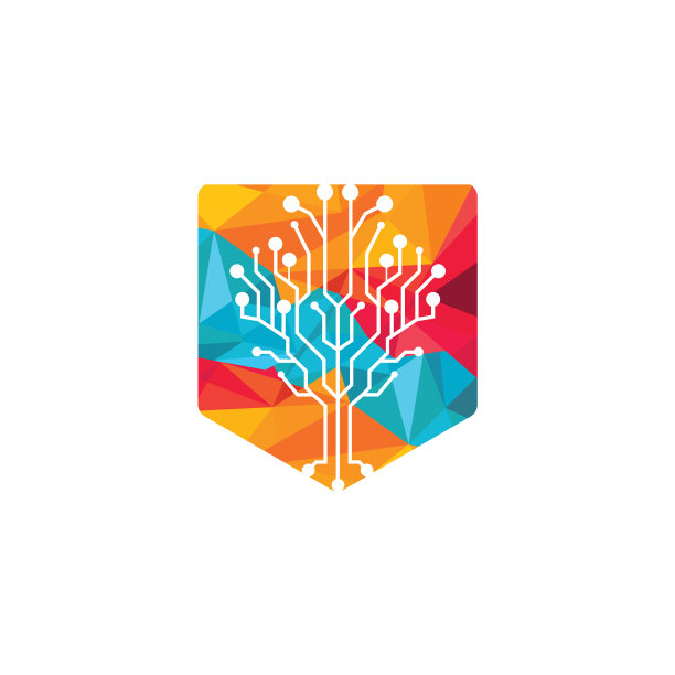 数字树标志设计图片下载