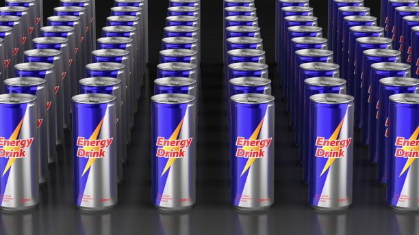 能量饮料多黑色背景前端3d渲染图片下载