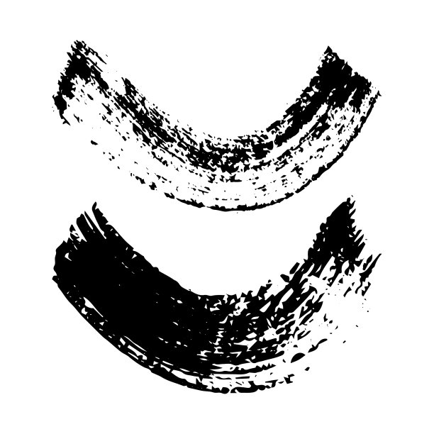 黑色垃圾摇滚笔触图片下载