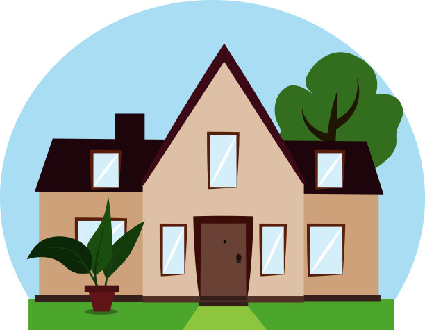 有草坪的房子的外部图片下载