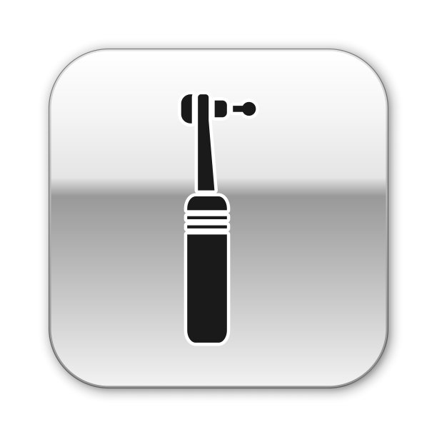 黑牙钻图标孤立在白色图片下载