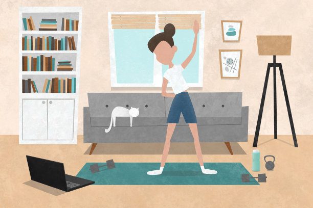 在家锻炼图片下载