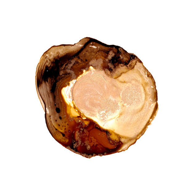 色彩鲜艳的抽象流体喷溅画。酒精墨水技术图片下载