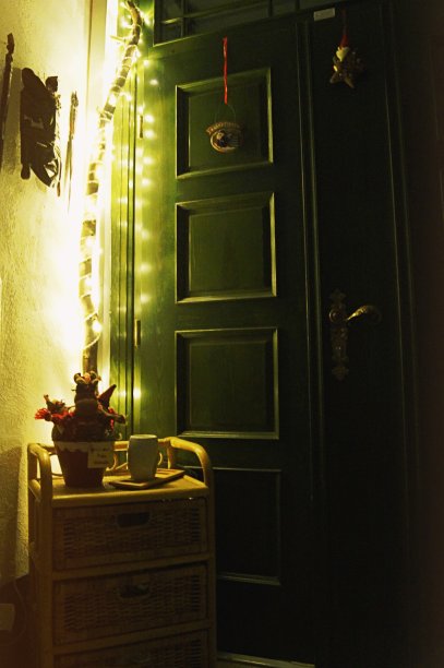 圣诞装饰的入口图片下载