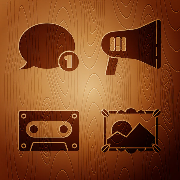 设置画面景观语音泡泡聊天复古图片下载