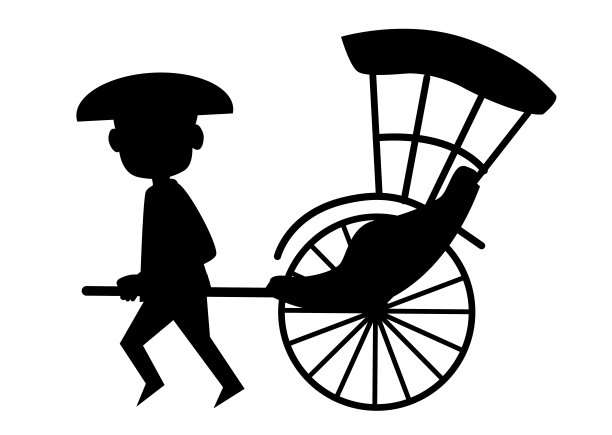 黄包车浅草剪影日本图片下载