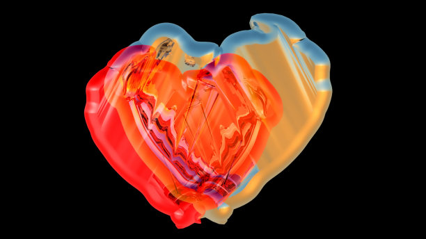 3D渲染心花背景图片下载