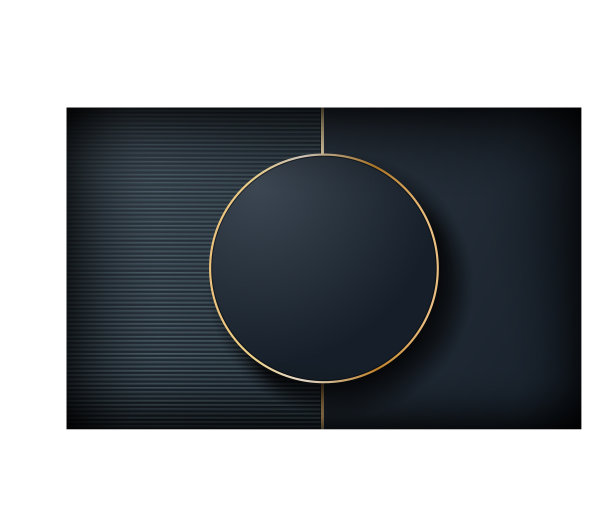 豪华抽象深色背景与圆形形状图片下载