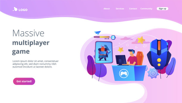 Mmorpg概念登陆页面图片下载