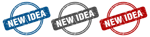 新创意盖章新创意签名新创意标签套图片下载