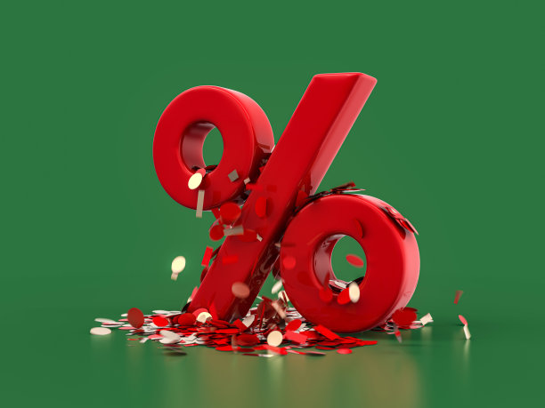 有折扣模式的季节性销售背景。3 d图片下载