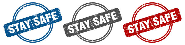 安全邮票安全标志安全标签套装图片下载