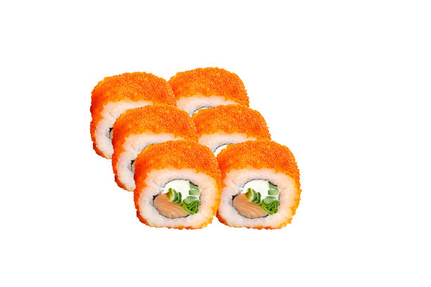 可口的面包卷孤立在白色的背景。特写镜头。日本食品的概念。图片下载