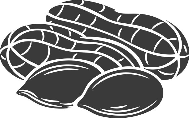 花生字形图标图片下载