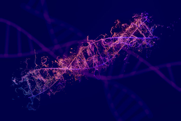 DNA复合螺旋结构图片下载