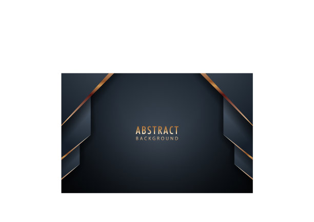 抽象现实的黑色背景与金色图片下载