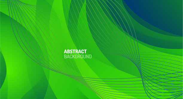 波浪型流体梯度抽象线条图片下载