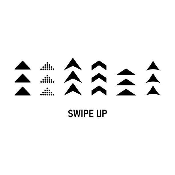 设置箭头图标。黑色向上箭头图标的集合。组箭头指向上。向上滚动或滑动图片下载