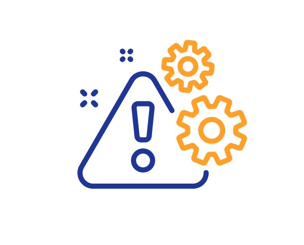 警戒线图标。注意三角形标志。向量图片下载