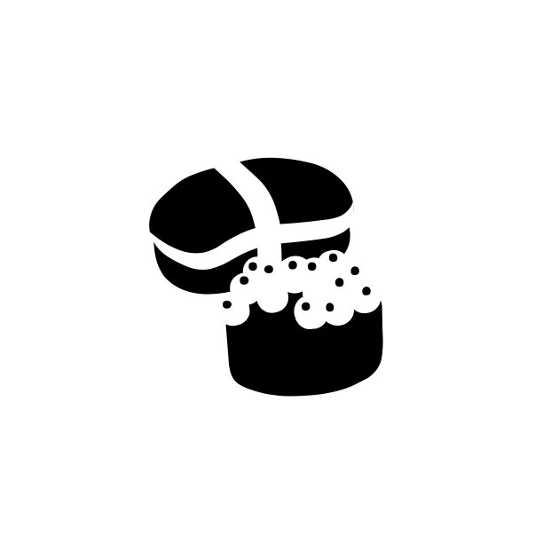 寿司矢量图标。孤立寿司日本，亚洲食物扁平表情符号，表情符号-向量图片下载