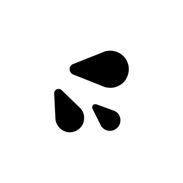 水滴，飞溅矢量图标。孤立的泪滴扁平表情符号，表情符号-向量图片下载