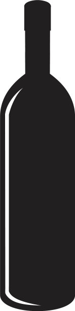 酒吧或咖啡馆的黑色瓶子，黑白的图片下载