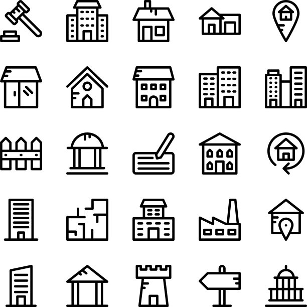 房地产图标2图片下载