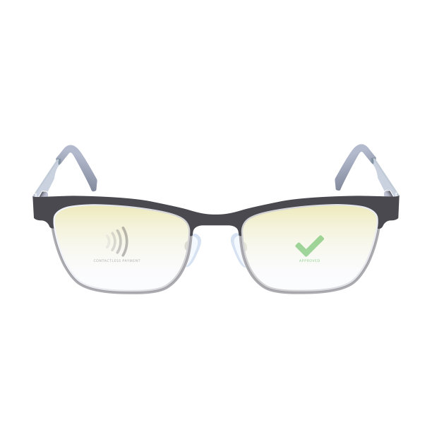 高科技NFC，眼镜非接触式支付图片下载