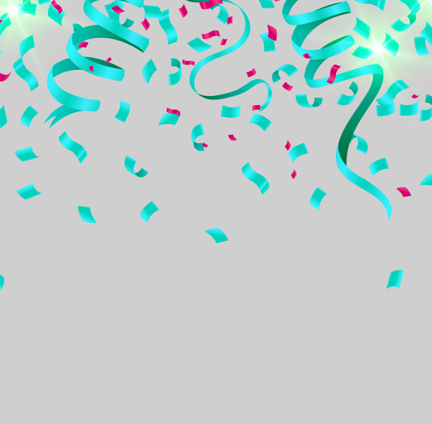 背景图片庆祝蓝气球和纪念日，用在新年，用作明信片制作贺卡。图片下载