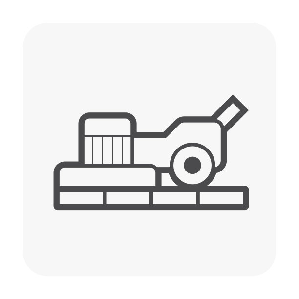 砂纸机矢量图标设计。图片下载