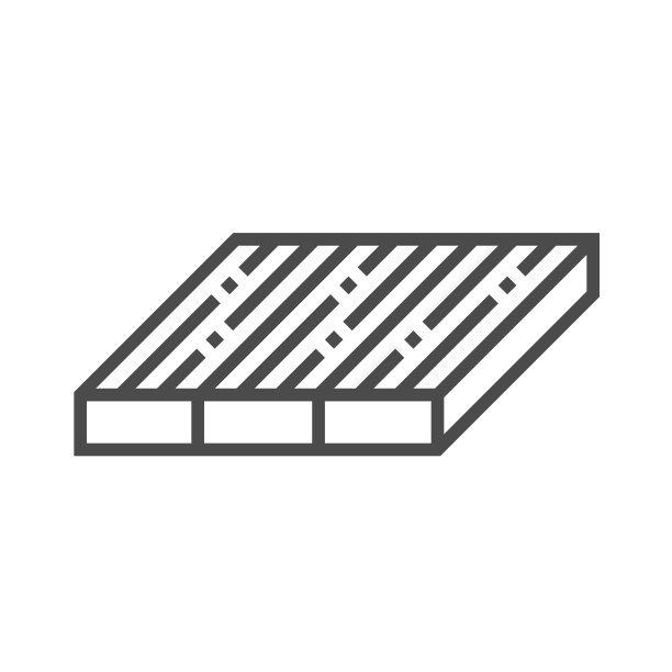 白色背景上的木地板和材质矢量图标集设计。图片下载