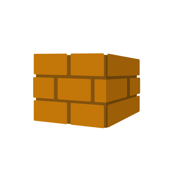 砖墙。建筑构造要素。修复材料。图片下载