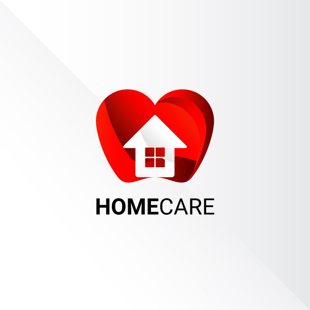 家庭护理矢量设计的旗帜打印和公司背景图片下载