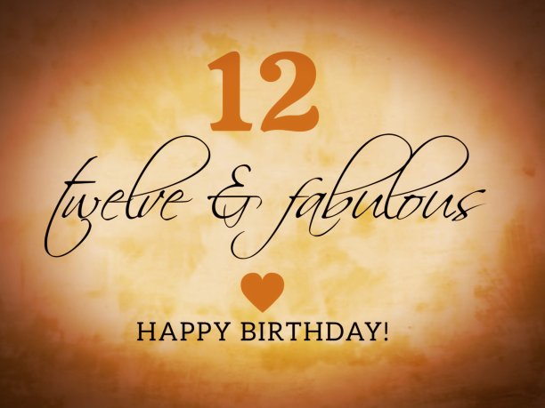 复古快乐的生日卡插图图片下载