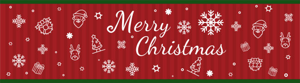 圣诞节无缝模式图片下载