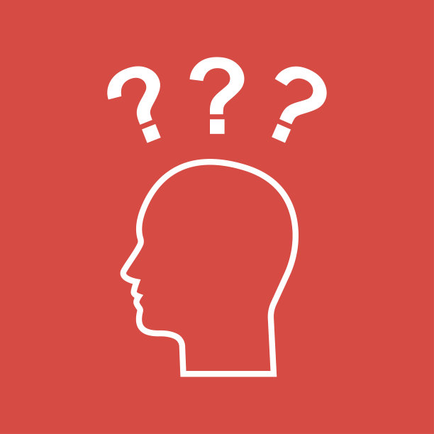 象形文字的问号和人的图标说明孤立矢量符号符号图片下载