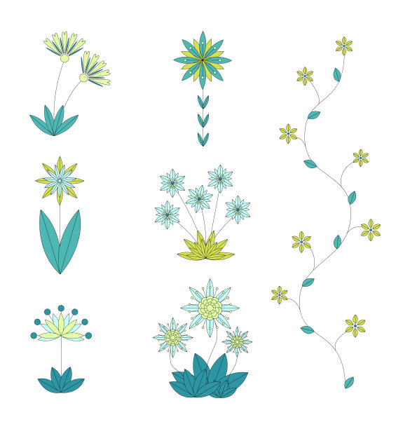 一组抽花图片下载